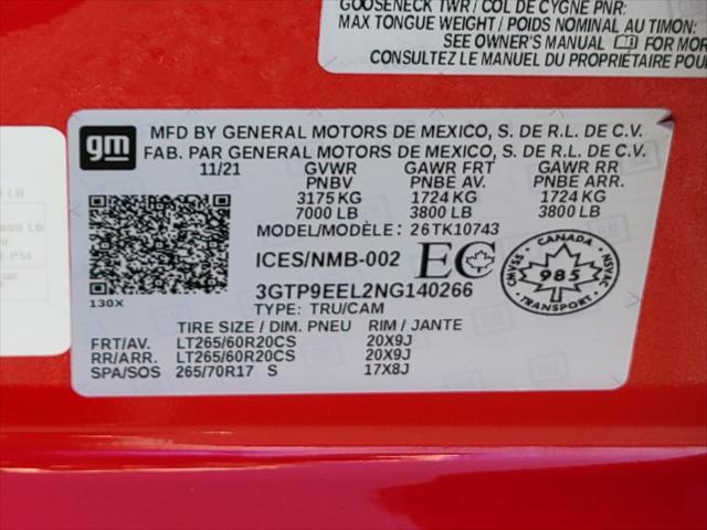 used 2022 GMC Sierra 1500 car, priced at $44,623