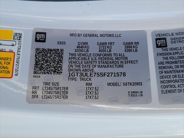 new 2025 GMC Sierra 2500 car, priced at $46,495