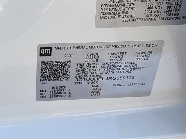 new 2024 GMC Sierra 1500 car, priced at $67,950