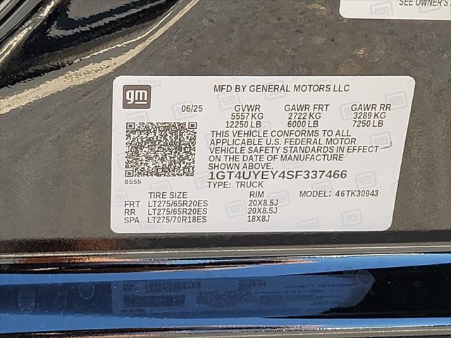 new 2025 GMC Sierra 3500 car, priced at $99,565
