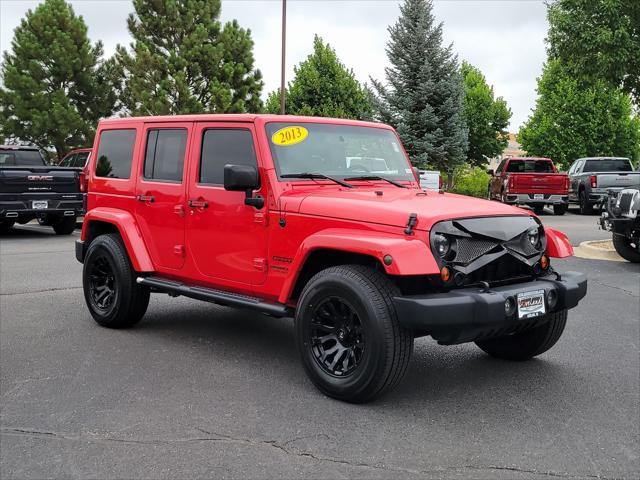 used 2013 Jeep Wrangler Unlimited car, priced at $14,339