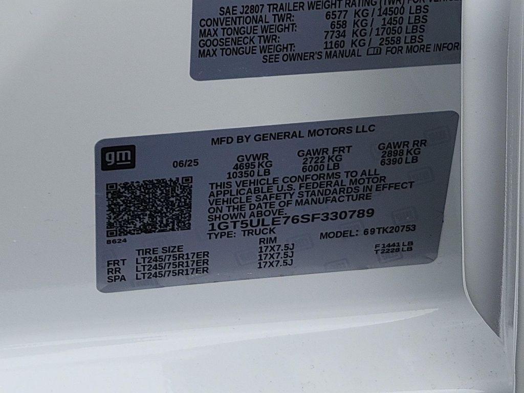 new 2025 GMC Sierra 2500 car, priced at $48,786