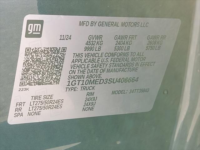 new 2025 GMC Sierra EV car, priced at $87,490