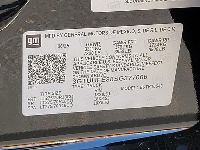 new 2025 GMC Sierra 1500 car, priced at $80,885