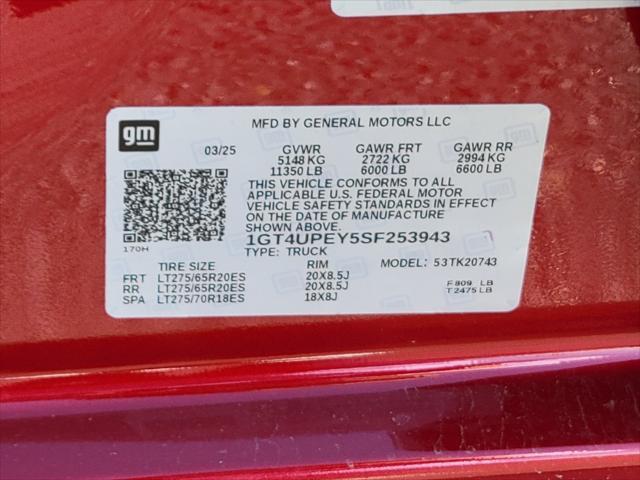 new 2025 GMC Sierra 2500 car, priced at $83,780