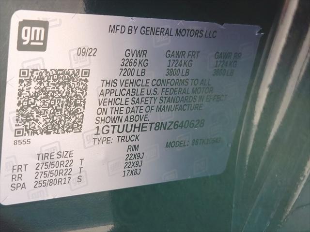 used 2022 GMC Sierra 1500 car, priced at $63,660
