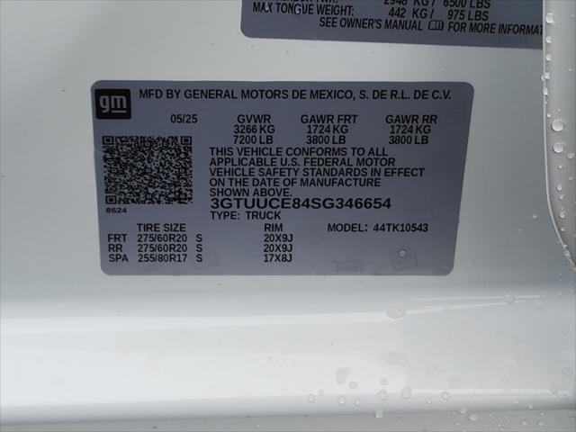 new 2025 GMC Sierra 1500 car, priced at $63,925