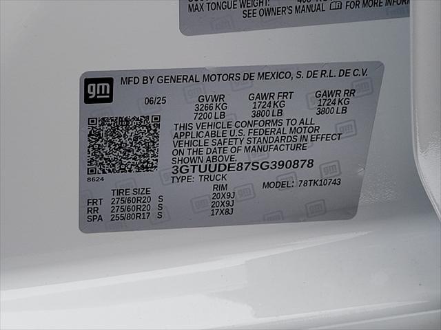 new 2025 GMC Sierra 1500 car, priced at $64,285