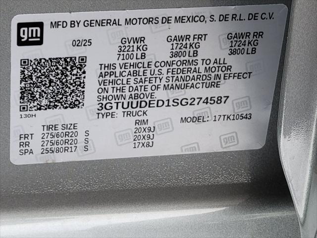 new 2025 GMC Sierra 1500 car, priced at $63,820
