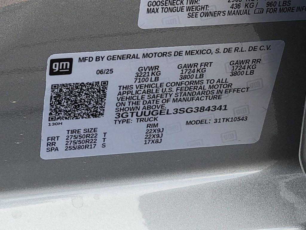 new 2025 GMC Sierra 1500 car, priced at $71,345