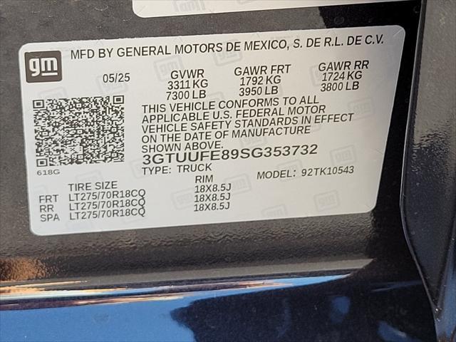 new 2025 GMC Sierra 1500 car, priced at $79,735