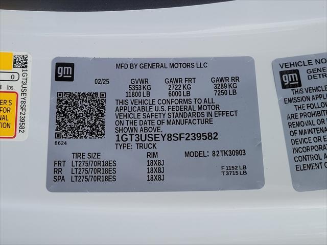 new 2025 GMC Sierra 3500 car, priced at $63,205