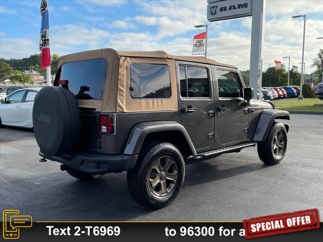 used 2018 Jeep Wrangler JK Unlimited car, priced at $25,398