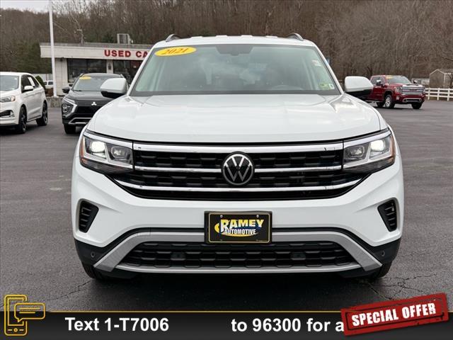 used 2021 Volkswagen Atlas car, priced at $27,607