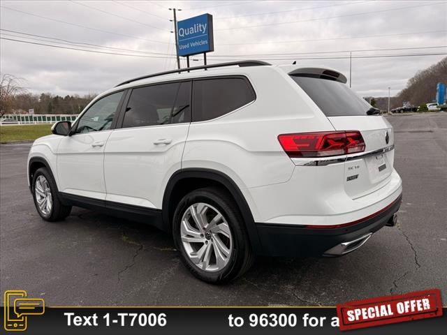 used 2021 Volkswagen Atlas car, priced at $27,607