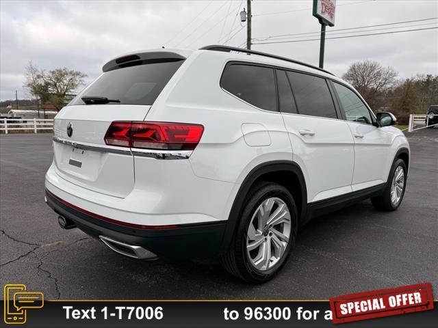 used 2021 Volkswagen Atlas car, priced at $27,607