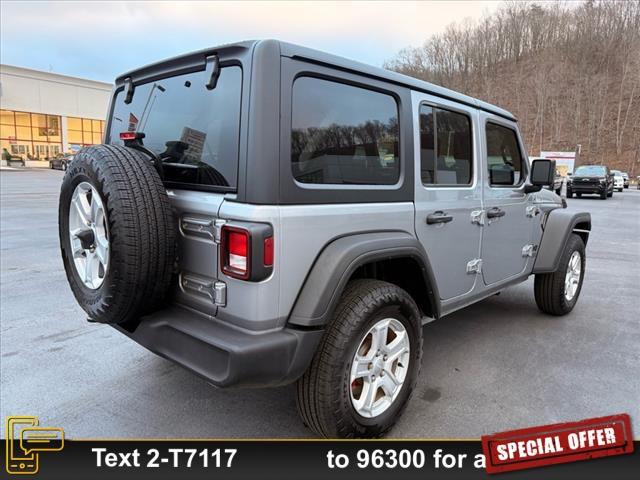 used 2021 Jeep Wrangler Unlimited car, priced at $34,999