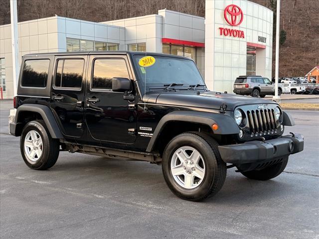 used 2016 Jeep Wrangler Unlimited car, priced at $28,999