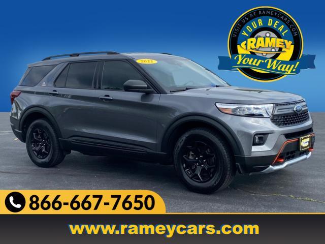 used 2022 Ford Explorer car, priced at $37,899