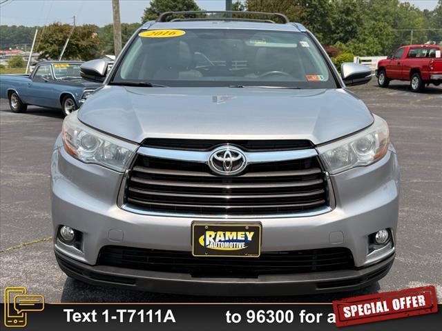 used 2016 Toyota Highlander car, priced at $22,999
