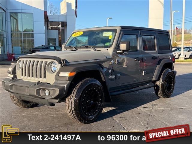 used 2021 Jeep Wrangler Unlimited car, priced at $35,999