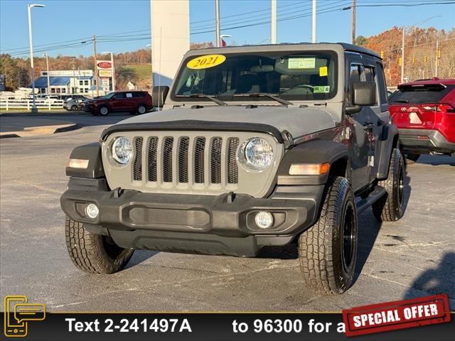 used 2021 Jeep Wrangler Unlimited car, priced at $35,999