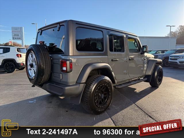 used 2021 Jeep Wrangler Unlimited car, priced at $35,999