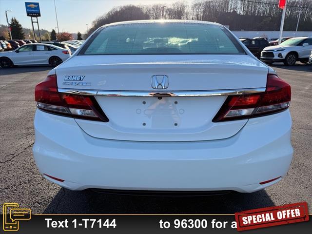 used 2015 Honda Civic car, priced at $13,675