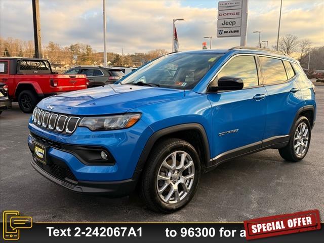 used 2022 Jeep Compass car, priced at $23,176