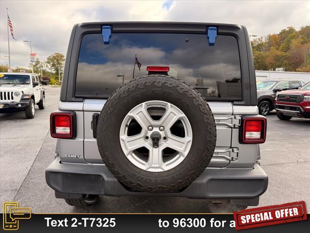 used 2021 Jeep Wrangler Unlimited car, priced at $35,999