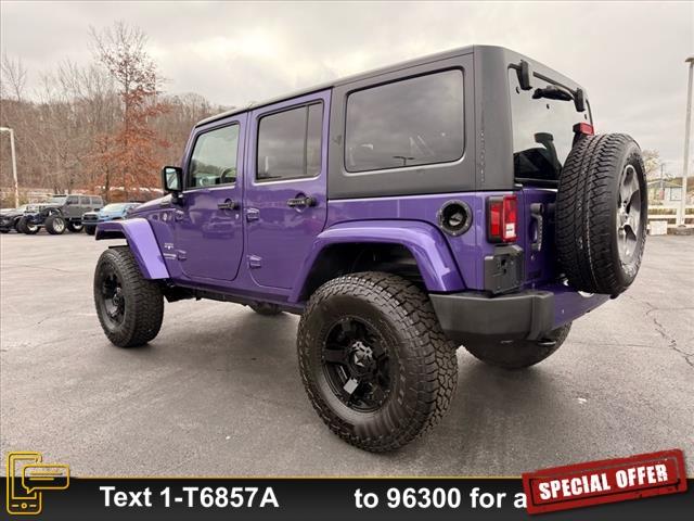 used 2018 Jeep Wrangler JK Unlimited car, priced at $29,500