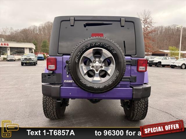 used 2018 Jeep Wrangler JK Unlimited car, priced at $29,500