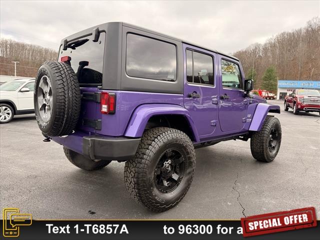 used 2018 Jeep Wrangler JK Unlimited car, priced at $29,500