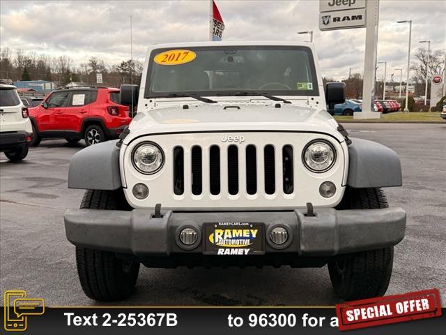 used 2017 Jeep Wrangler Unlimited car, priced at $23,465