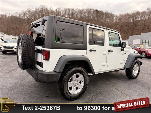 used 2017 Jeep Wrangler Unlimited car, priced at $23,465