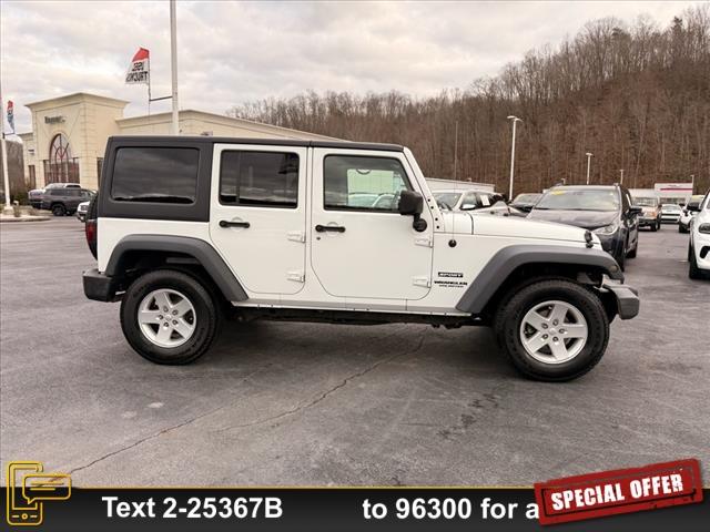 used 2017 Jeep Wrangler Unlimited car, priced at $23,465