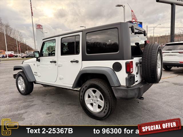 used 2017 Jeep Wrangler Unlimited car, priced at $23,465