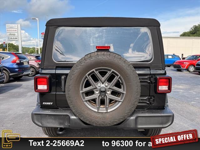used 2024 Jeep Wrangler car, priced at $34,999
