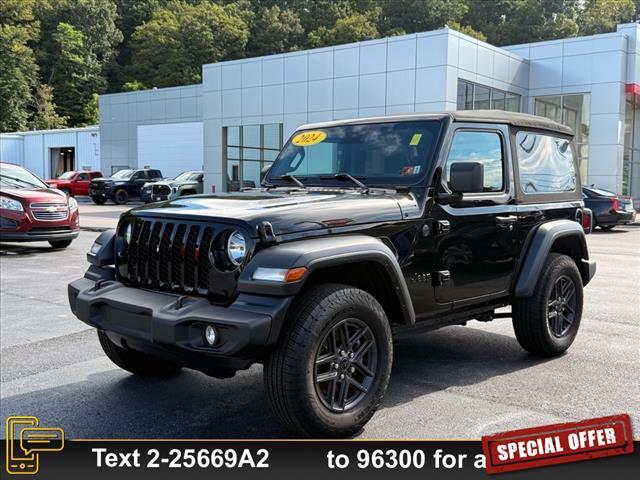 used 2024 Jeep Wrangler car, priced at $34,999