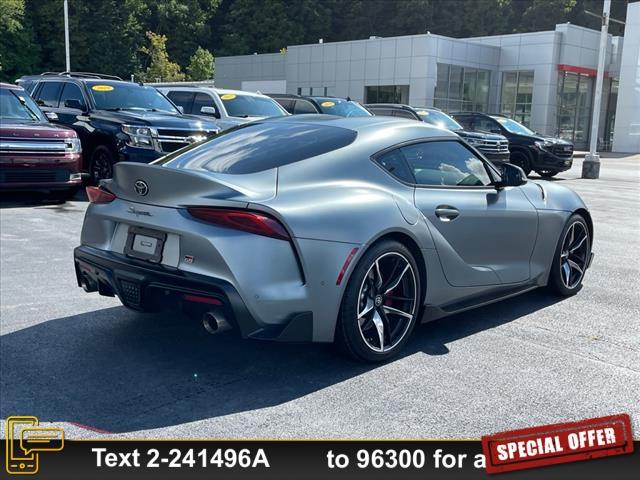 used 2021 Toyota Supra car, priced at $47,999