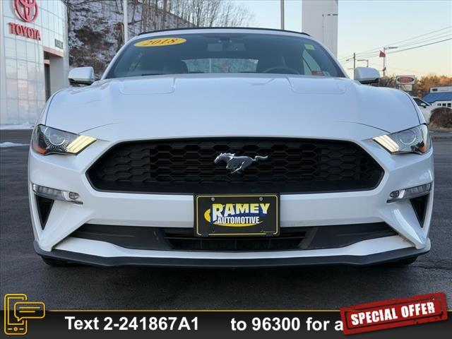 used 2018 Ford Mustang car, priced at $21,799