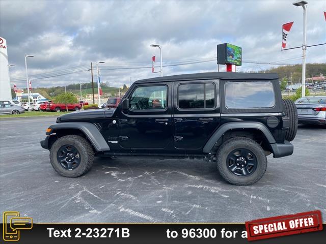used 2021 Jeep Wrangler Unlimited car, priced at $31,200