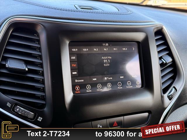 used 2019 Jeep Cherokee car, priced at $17,499