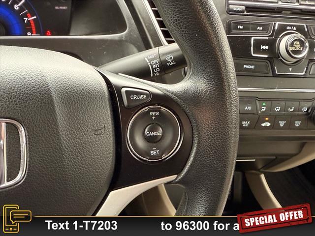 used 2015 Honda Civic car, priced at $12,999
