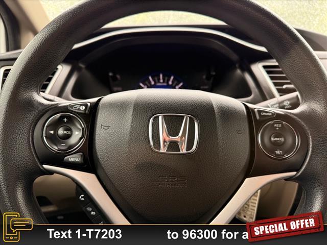 used 2015 Honda Civic car, priced at $12,999