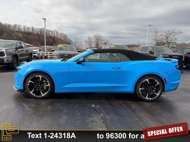 used 2022 Chevrolet Camaro car, priced at $35,599