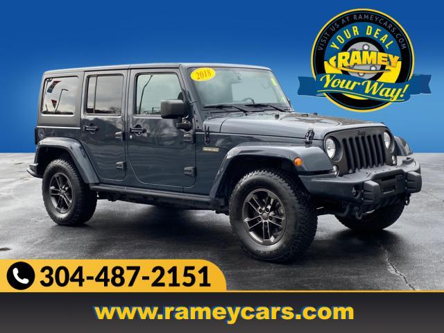 used 2018 Jeep Wrangler JK Unlimited car, priced at $24,595