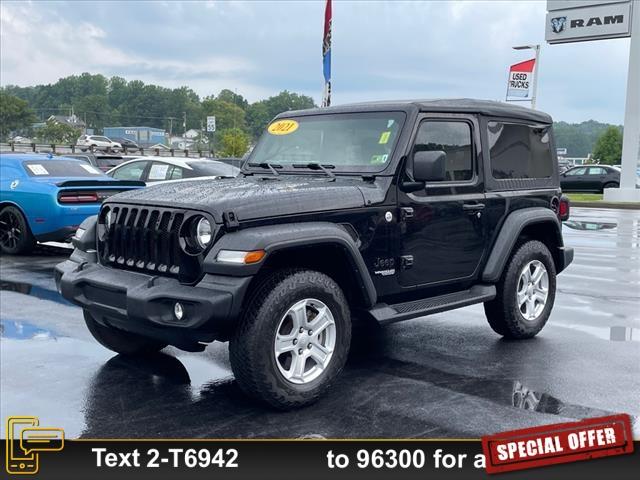 used 2021 Jeep Wrangler car, priced at $31,111