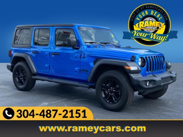 used 2021 Jeep Wrangler Unlimited car, priced at $37,534