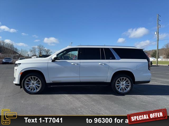 used 2023 Cadillac Escalade ESV car, priced at $77,502